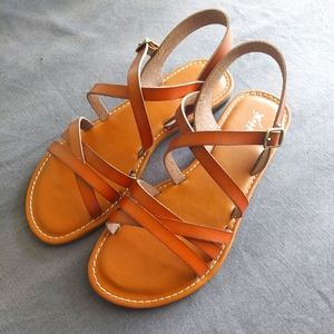 Women's Brown Xappeal Sandals - 9